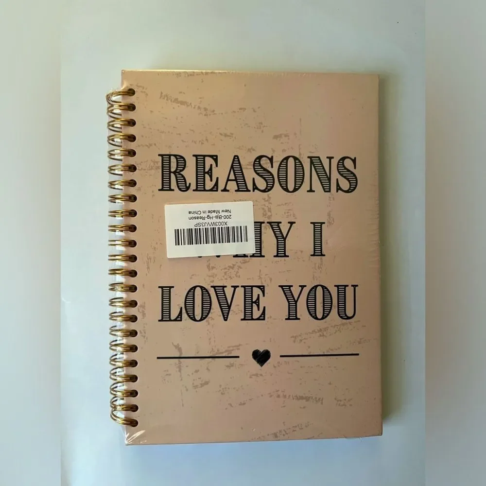 Reasons Why I Love You Notebook